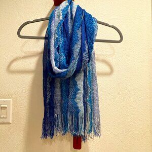 NWT Missoni Zigzag Fringe Scarf